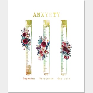 Vial Test Tube Anxiety Posters and Art